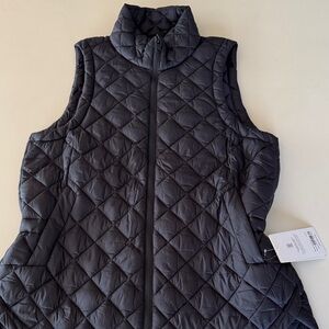 Athleta Women's Quilted Black Vest
